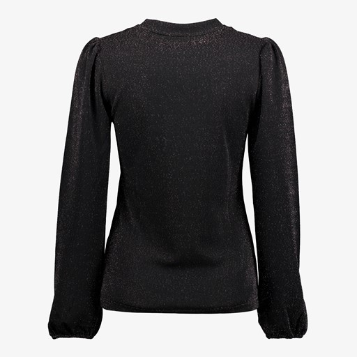Dames trui zwart met glinster details