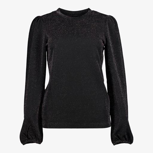 Dames trui zwart met glinster details