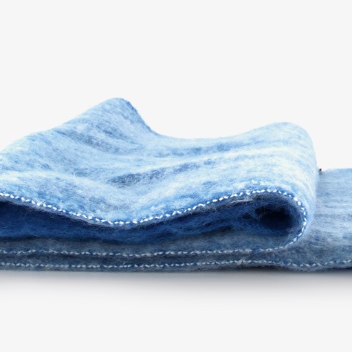 Zachte dames sjaal ijsblauw