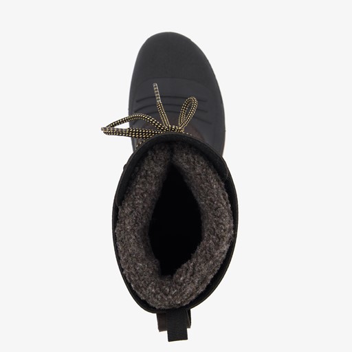 Gevoerde heren snowboots zwart