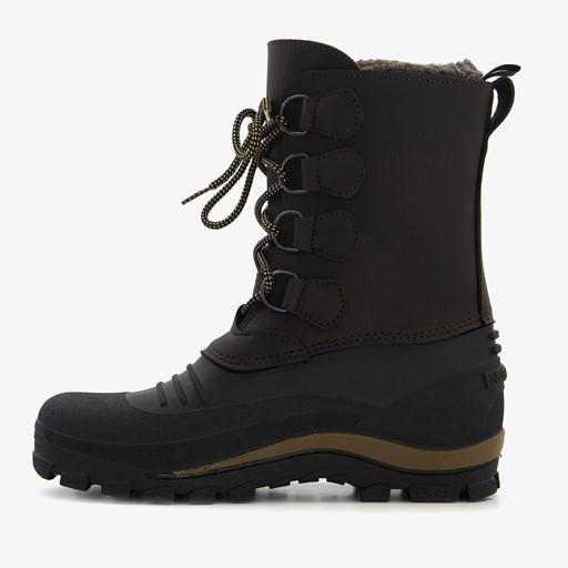 Gevoerde heren snowboots zwart