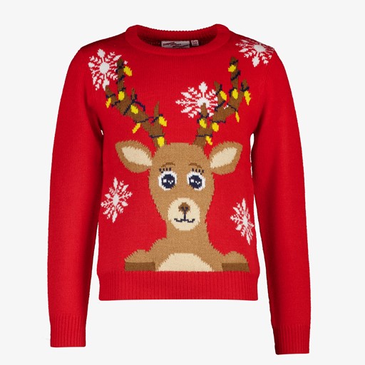 Kinder kersttrui met Rudolf