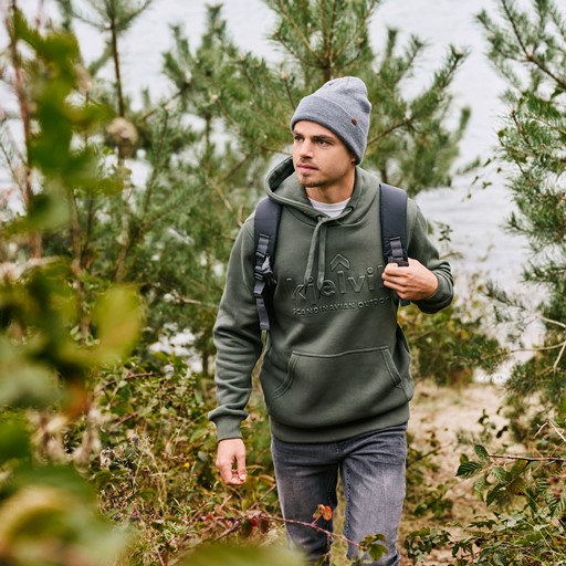 Heren hoodie groen