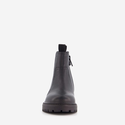 Leren kinder Chelsea boots zwart