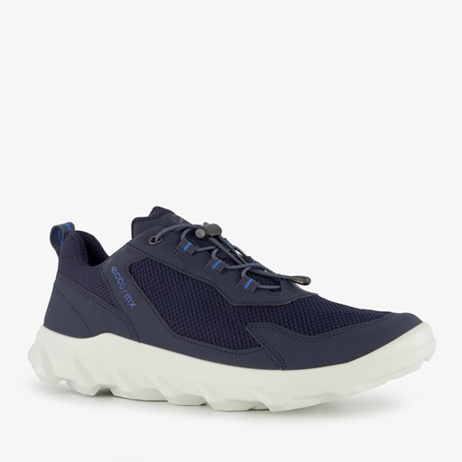 ECCO MX leren heren veterschoenen blauw
