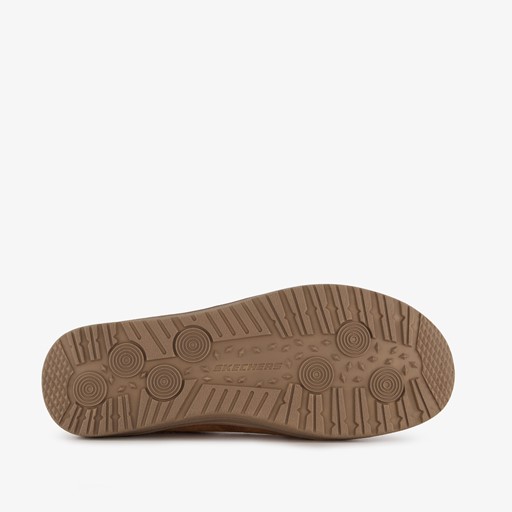 Relaxed Fit suede heren sloffen bruin