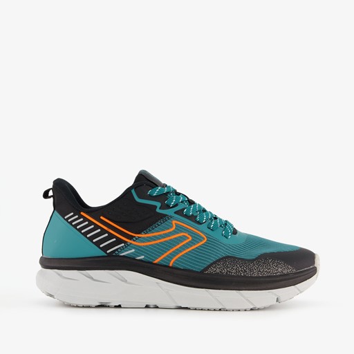 Heren hardloopschoenen blauw zwart