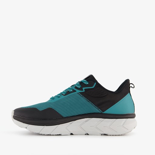 Heren hardloopschoenen blauw zwart