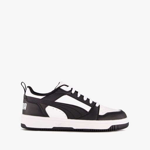 Rebound V6 Low kinder sneakers zwart wit
