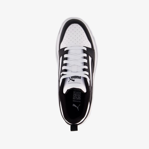 Rebound V6 Low kinder sneakers zwart wit