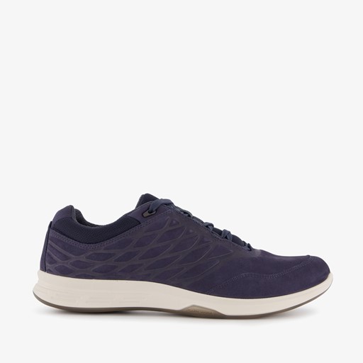 ECCO Exceed leren heren veterschoenen blauw