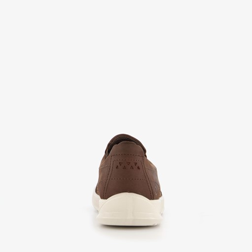 ECCO Byway leren heren instappers cognac