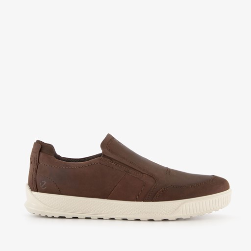 ECCO Byway leren heren instappers cognac
