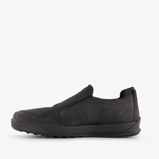 ECCO Byway leren heren instappers zwart