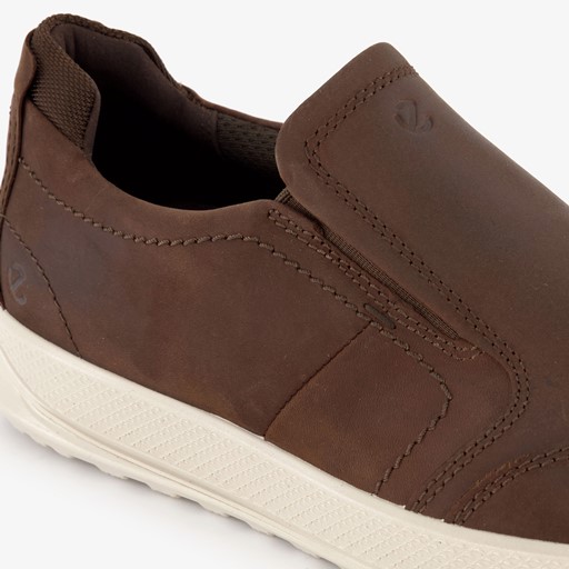 ECCO Byway leren heren instappers cognac