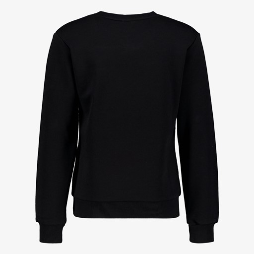 Jongens sweater met tekstopdruk zwart
