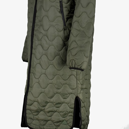 Gewatteerde dames outdoor jas groen