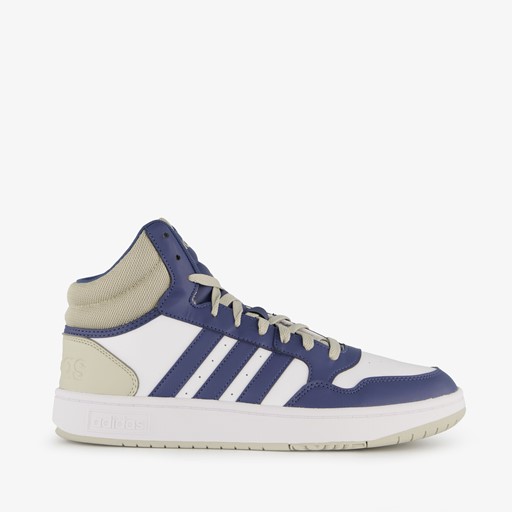 Hoops Mid 3.0 heren sneakers wit blauw