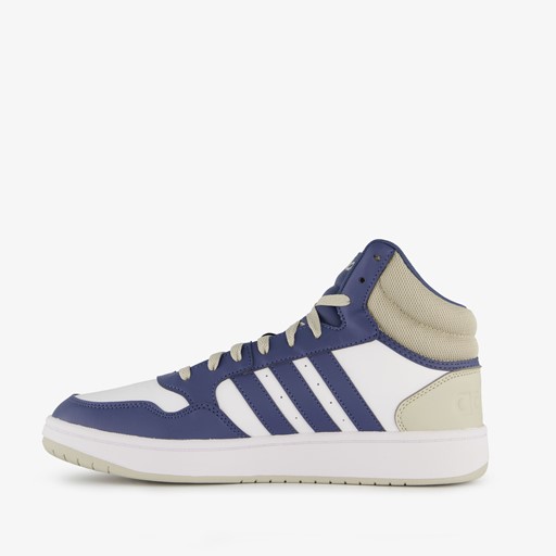 Hoops Mid 3.0 heren sneakers wit blauw