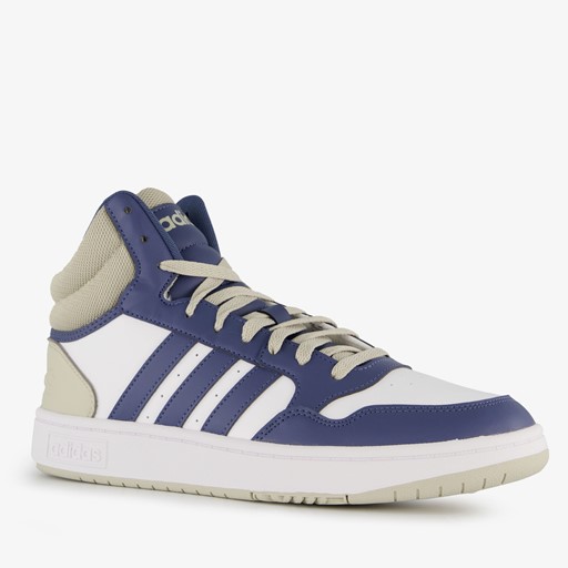 Hoops Mid 3.0 heren sneakers wit blauw