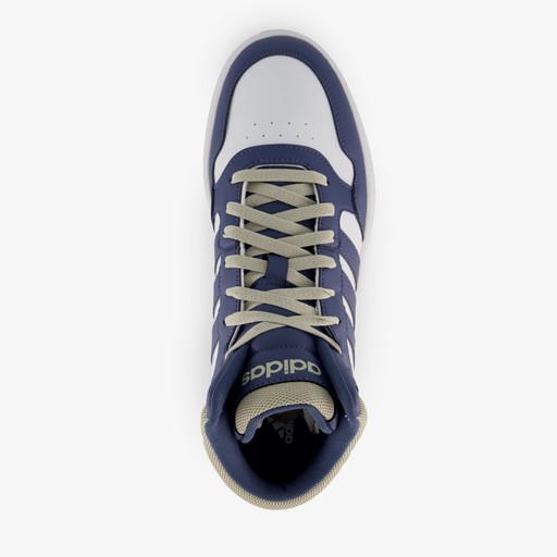 Hoops Mid 3.0 heren sneakers wit blauw