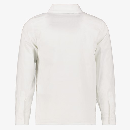 Jongens overhemd regular fit wit