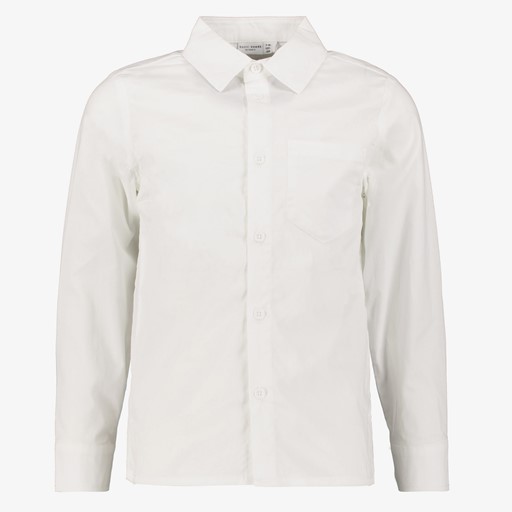 Jongens overhemd regular fit wit