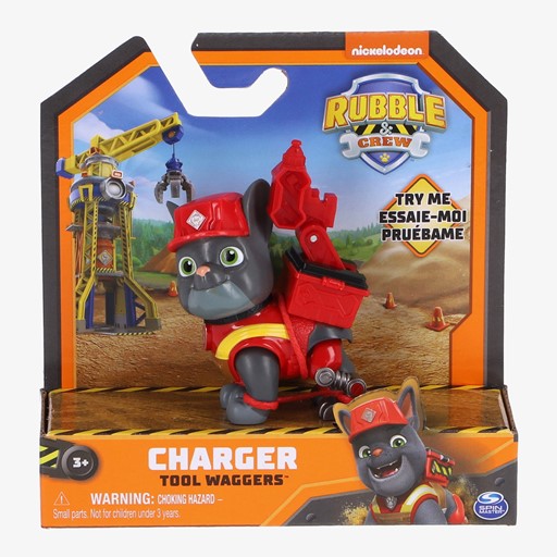 Rubble en Crew Action Pup actiefiguur