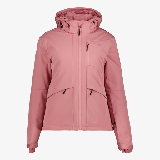 Dames softshell ski-jas roze