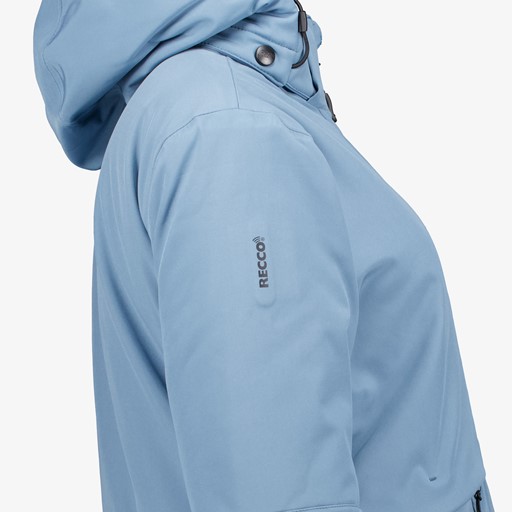 Dames softshell ski-jas blauw