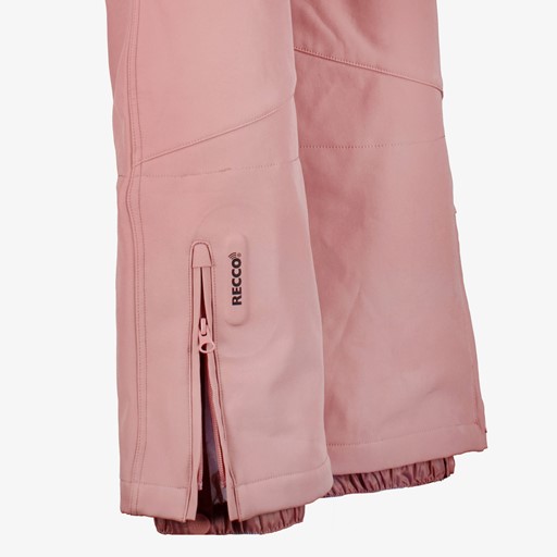 Dames softshell skibroek roze