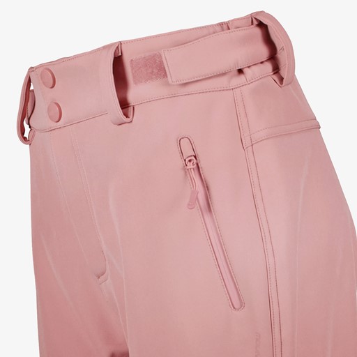 Dames softshell skibroek roze