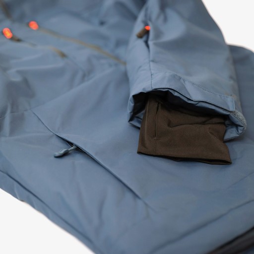 Heren ski-jas blauw