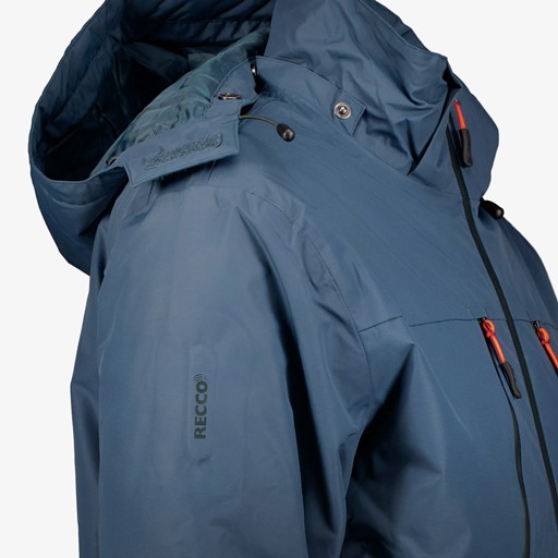 Heren ski-jas blauw