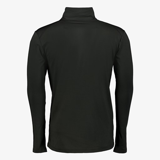 Heren skipully met rits zwart