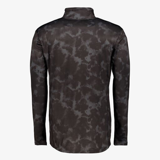 Heren skipully met rits zwart