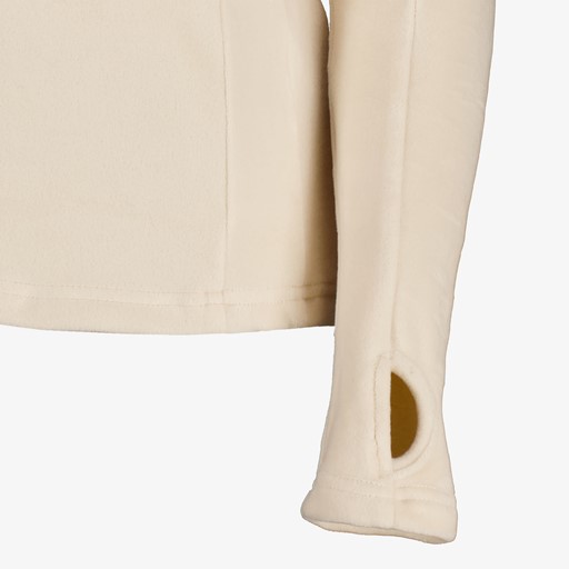 Dames skipully met rits beige
