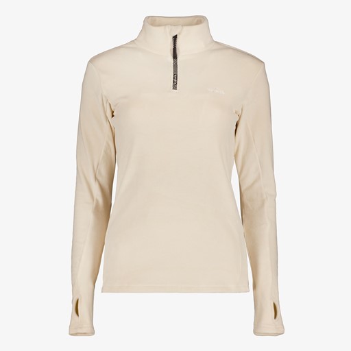 Dames skipully met rits beige