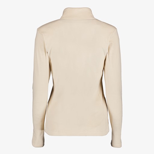 Dames skipully met rits beige