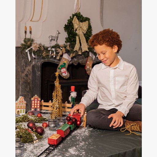 Jongens overhemd regular fit wit