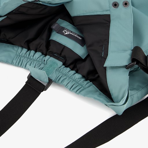 Kinder skibroek met bretels blauw