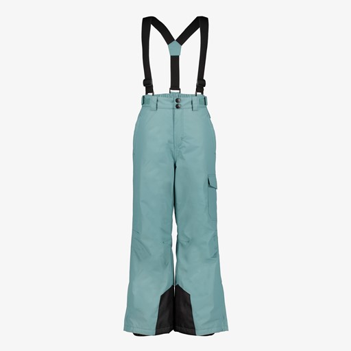 Kinder skibroek met bretels blauw
