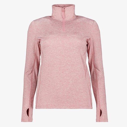 Dames skipully met rits roze