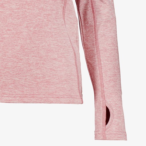 Dames skipully met rits roze