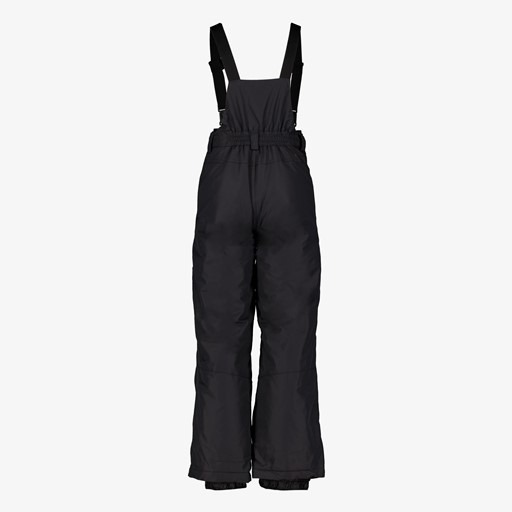 Kinder skibroek met bretels grijs