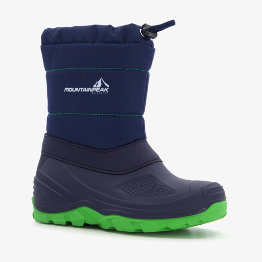 Gevoerde kinder snowboots blauw