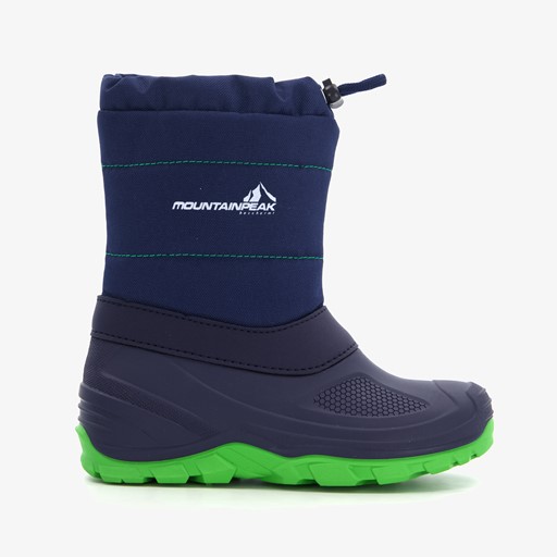 Gevoerde kinder snowboots blauw