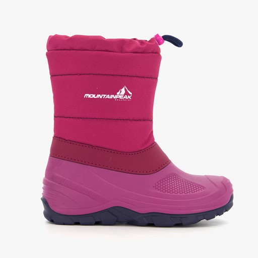 Gevoerde kinder snowboots roze