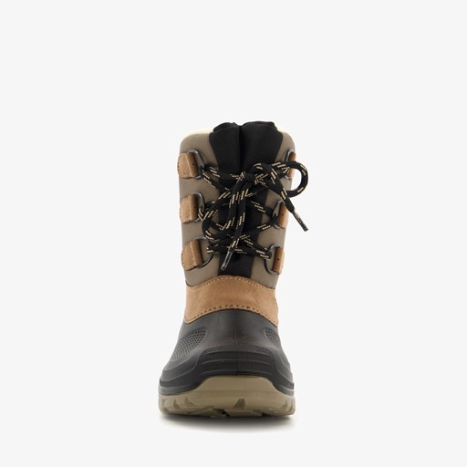Gevoerde kinder snowboots bruin