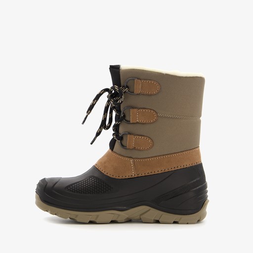 Gevoerde kinder snowboots bruin